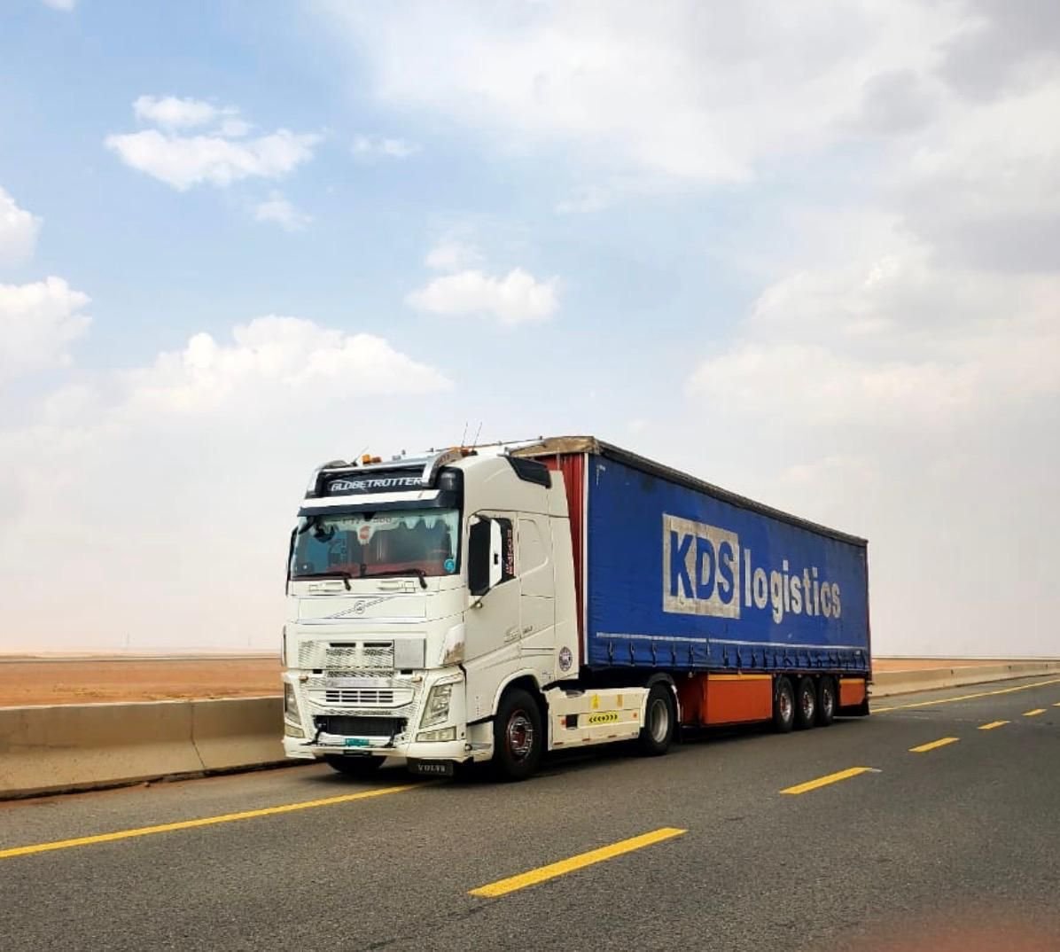 Heavy truck cargo transport UAE highway
